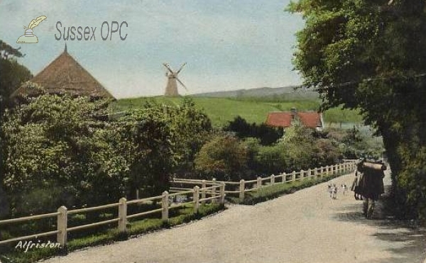 Image of Alfriston - A view of the mill