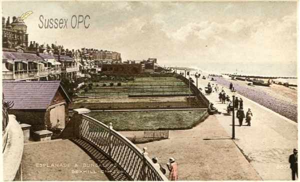 Image of Bexhill - Esplanade and bungalows