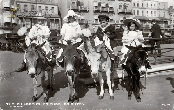 Image of Brighton - Children on Donkeys