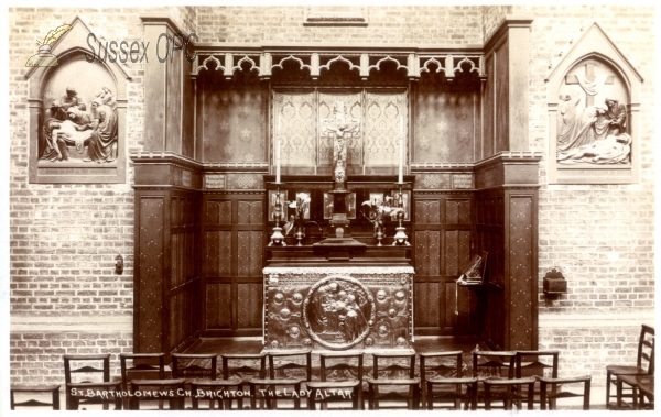 Image of Brighton - St Bartholomew's Church (interior - Lady Altar)