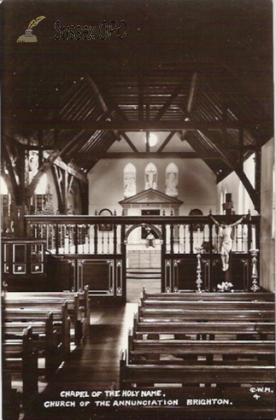 Brighton - Church of the Annunciation (Interior, Chapel of the Holy Name)