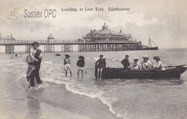 Image of Eastbourne - Landing at Low Tide