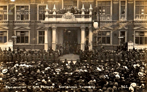 Image of Eastbourne - Proclamation of King George V
