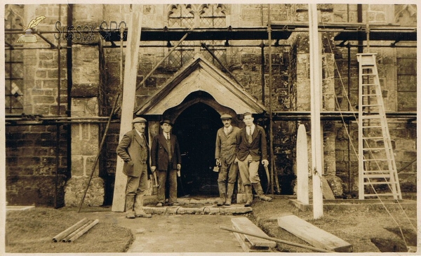 Etchingham - Building work at the Church