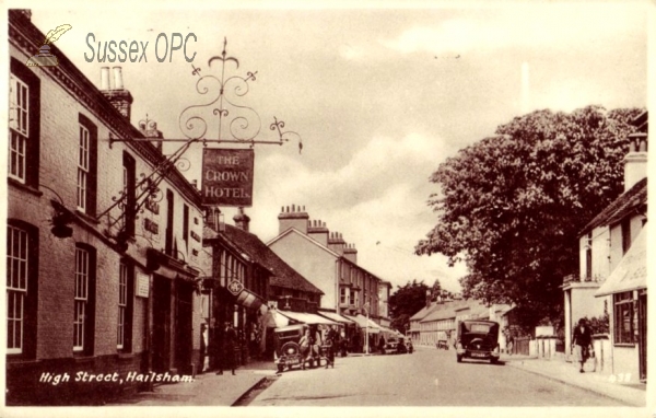 Image of Hailsham - High Street and Crown Hotel