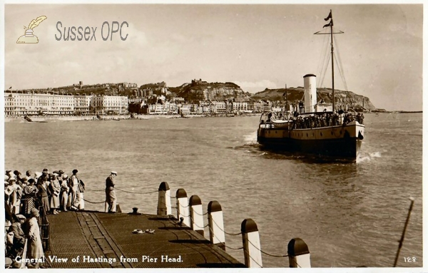 Image of Hastings - Pier Head & Steamer