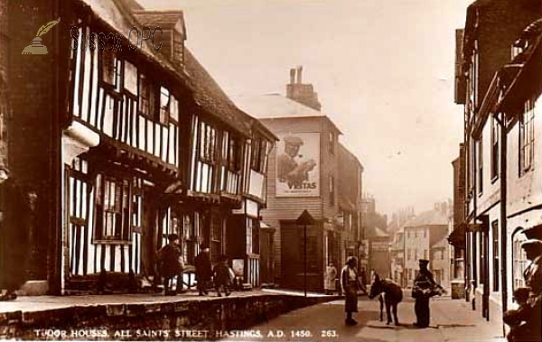Image of Hastings - Tudor Houses in All Saints Street