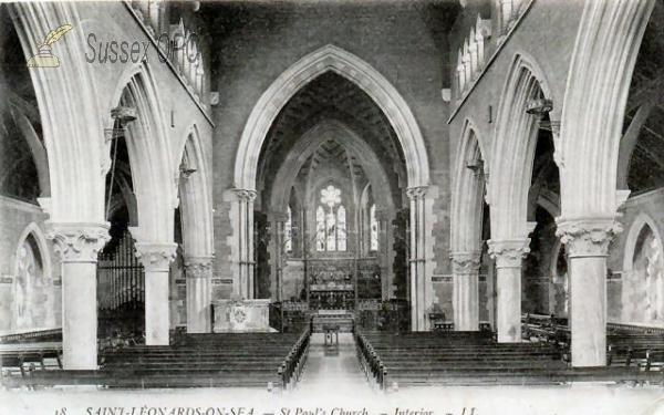 St Leonards - St Paul's Church (Interior)