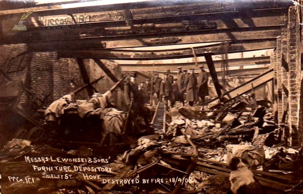 Image of Hove - Shirley Street Fire, 1908
