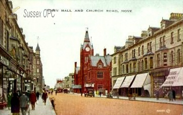 Image of Hove - Church Road showing the Town Hall
