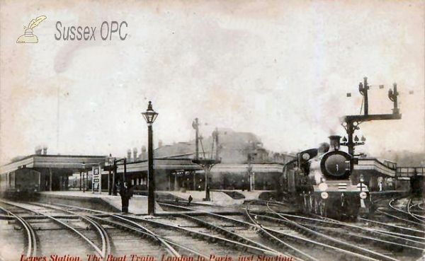 Image of Lewes - Railway Station (London to Paris Boat Train)