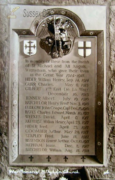 Withyham - War Memorial