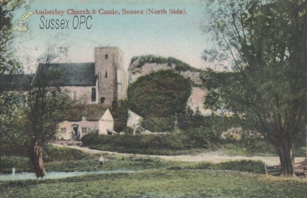 Image of Amberley - St Michael's Church & Castle (North Side)