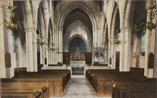 Image of Arundel - St Nicholas Church (interior)