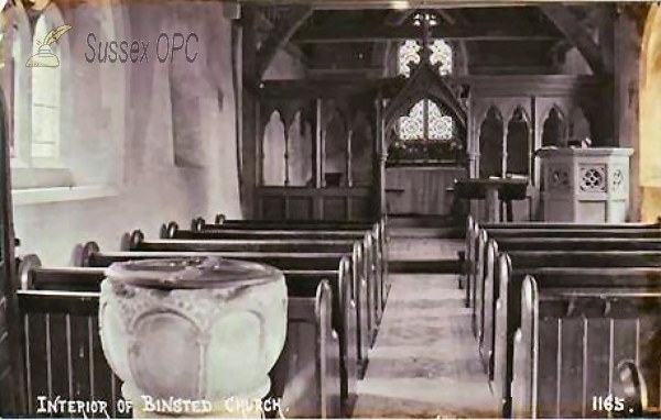 Binsted - St Mary's Church (Interior)