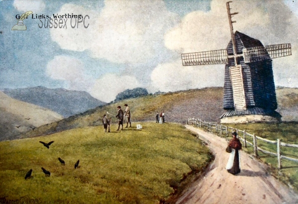 Image of Worthing - Golf Links & Windmill
