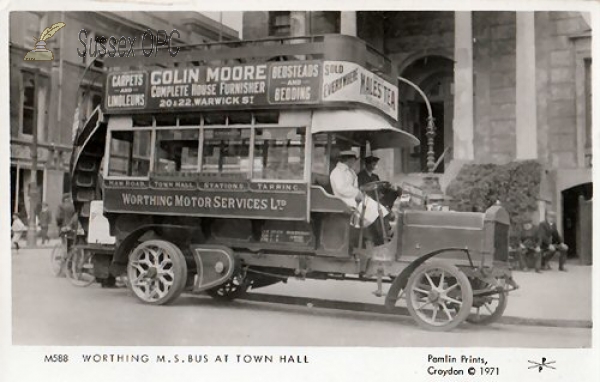 Image of Worthing - Motor Services Bus at Town Hall