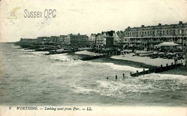 Image of Worthing - Looking West from Pier