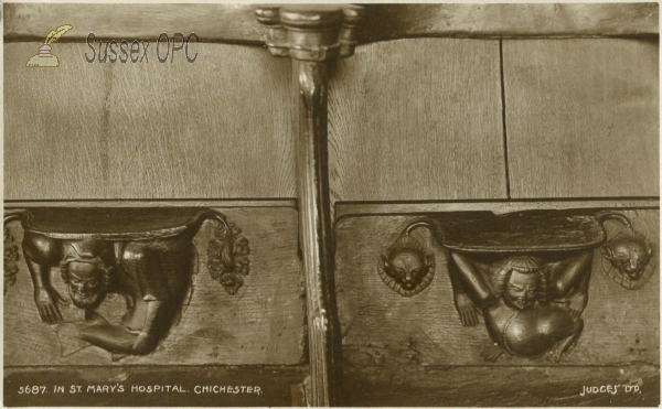 Image of Chichester - St Mary's Hospital Chapel (Misericords)
