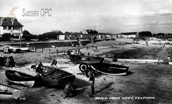 Image of Felpham - The Beach from the West