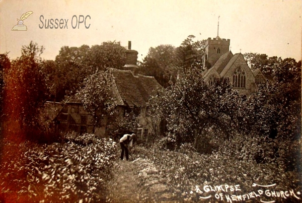 Image of Henfield - A glimpse of the church