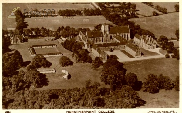 Hurstpierpoint - The College from the air