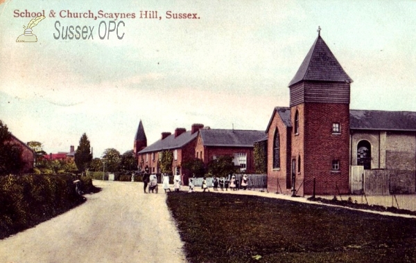 Scaynes Hill - School & Churches