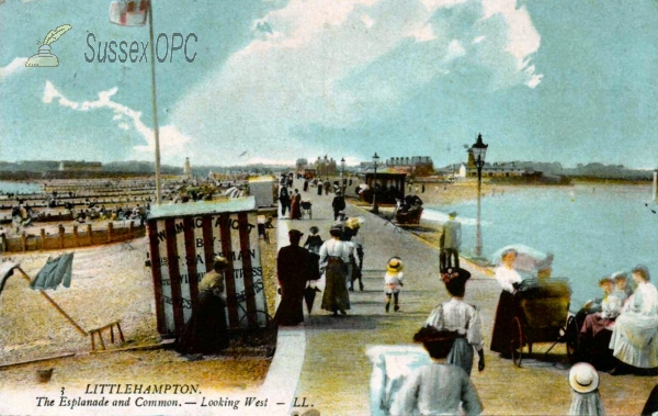Image of Littlehampton - The Esplanade & Common (Looking West)