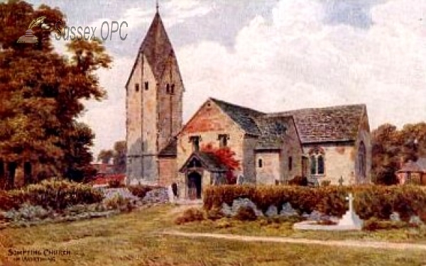 Sompting - The Church, near Worthing