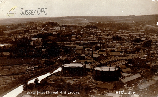 Lewes - View from Chapel Hill Image of Lewes - View from Chapel Hill