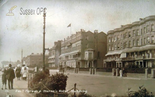 Image of Worthing - East Parade & Warne's Hotel